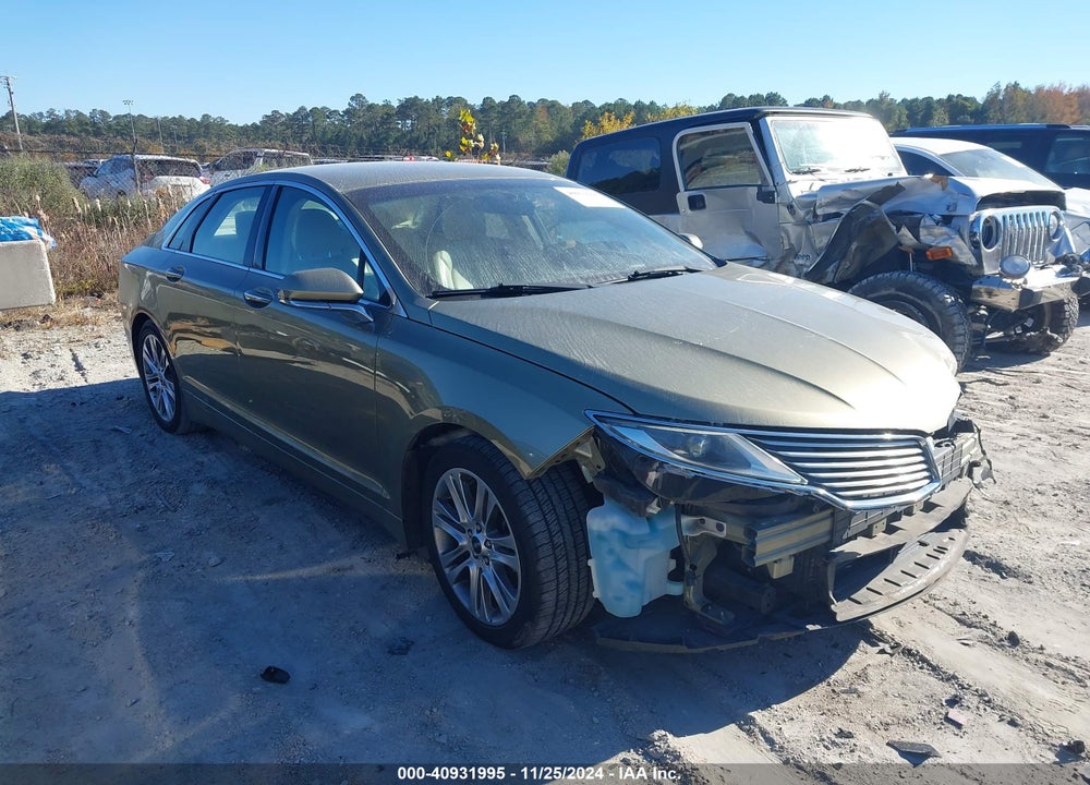 2013 LINCOLN MKZ VIN: 3LN6L2G99DR801142