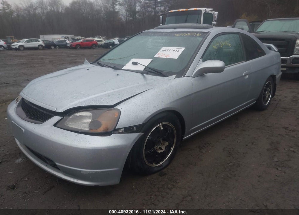2001 HONDA CIVIC EX VIN: 1HGEM21911L062995