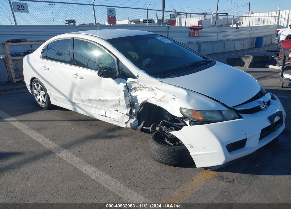 2010 HONDA CIVIC LX VIN: 19XFA1F55AE058646