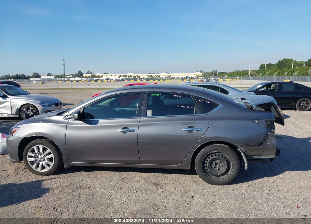 2019 NISSAN SENTRA S VIN: 3N1AB7AP0KY337783