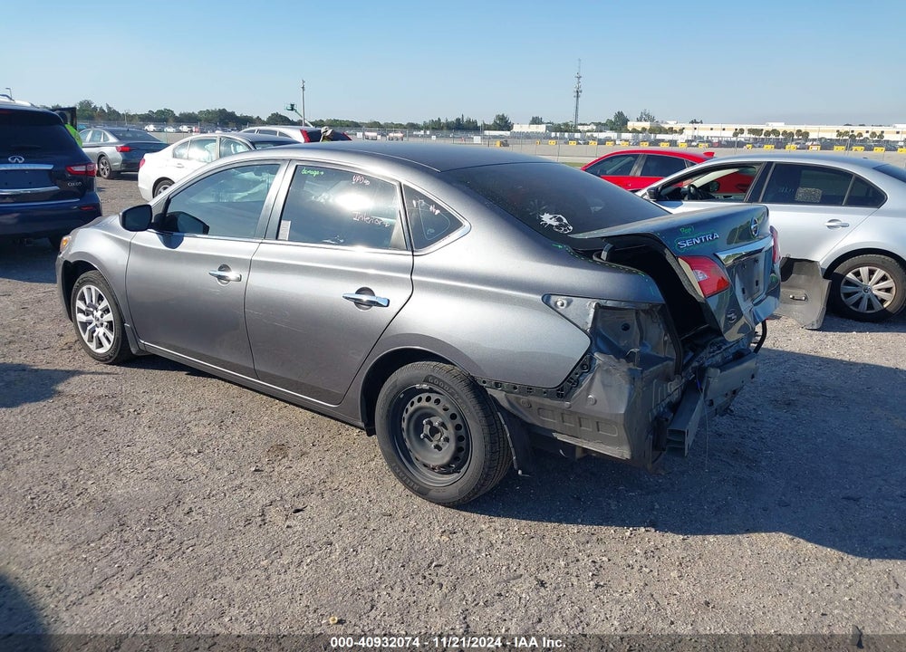 2019 NISSAN SENTRA S VIN: 3N1AB7AP0KY337783