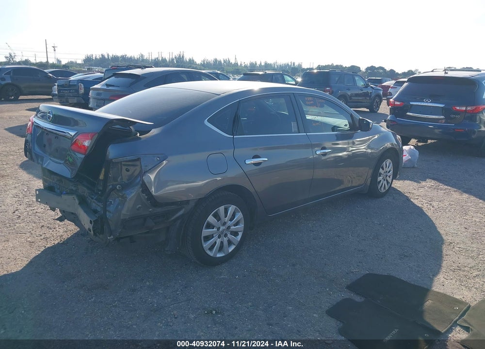 2019 NISSAN SENTRA S VIN: 3N1AB7AP0KY337783