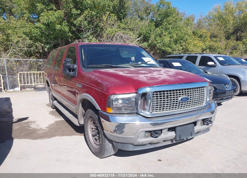 2002 FORD EXCURSION LIMITED VIN: 1FMNU42S92EA78004