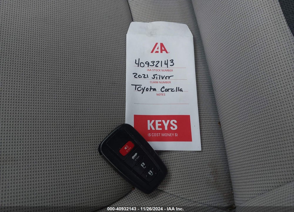 2021 TOYOTA COROLLA VIN: JTDVPMAE5MJ161530