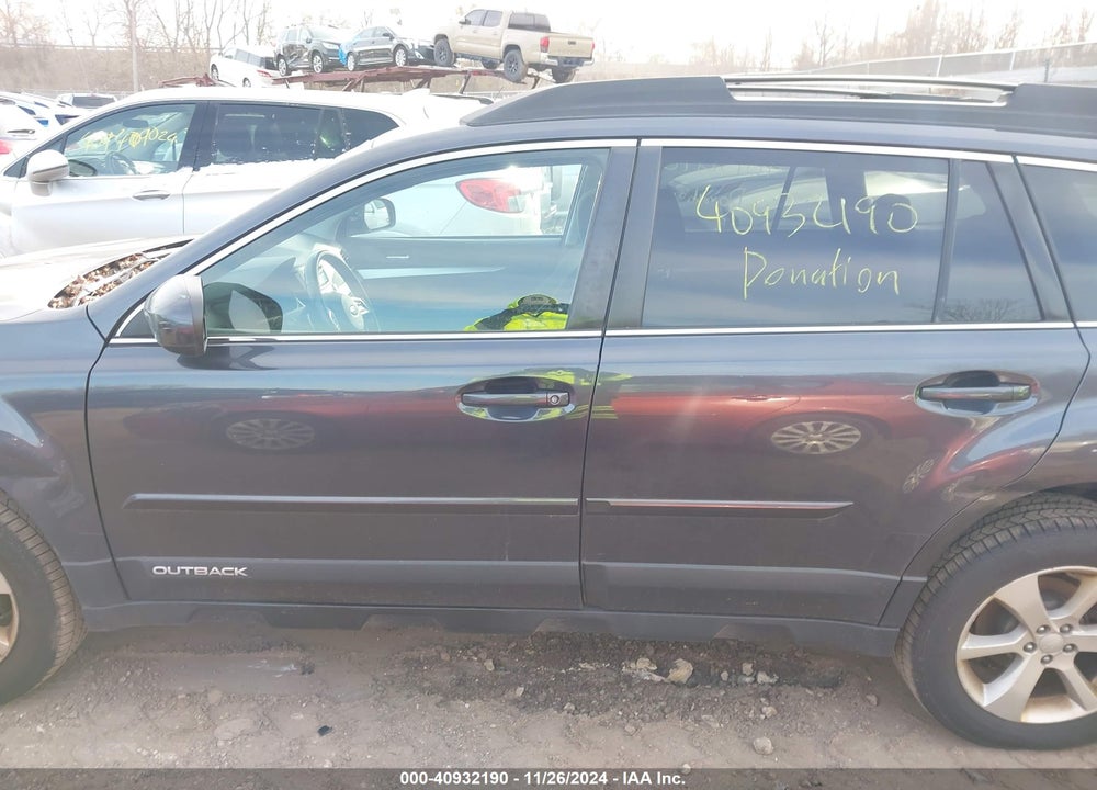 2013 SUBARU OUTBACK 2.5I PREMIUM VIN: 4S4BRBCC4D3207281