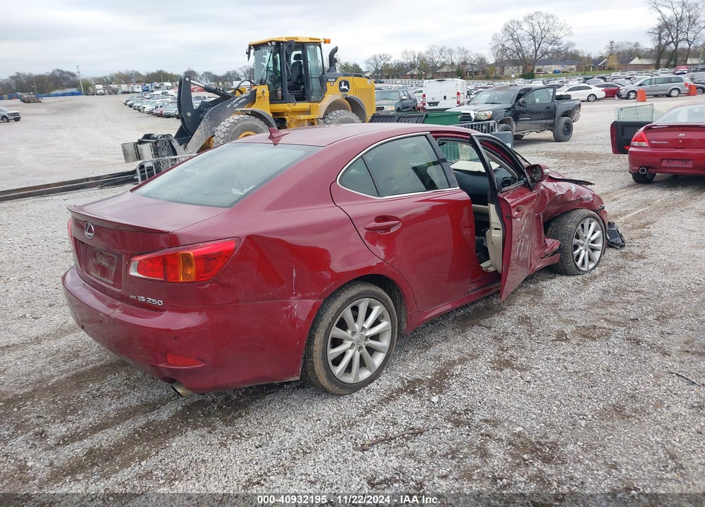 2009 LEXUS IS 250 VIN: JTHCK262595030136