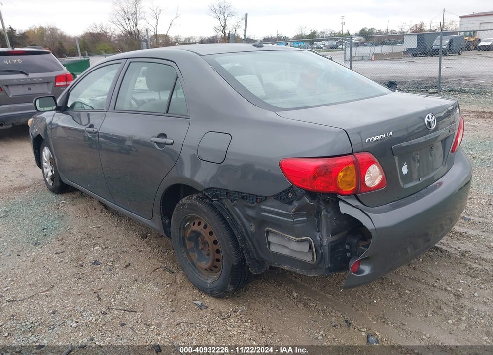 2009 TOYOTA COROLLA LE VIN: 2T1BU40E69C173377
