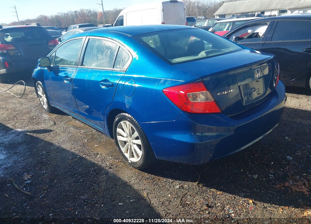 2012 HONDA CIVIC EX-L VIN: 2HGFB2F9XCH544089
