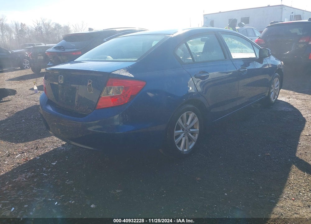 2012 HONDA CIVIC EX-L VIN: 2HGFB2F9XCH544089