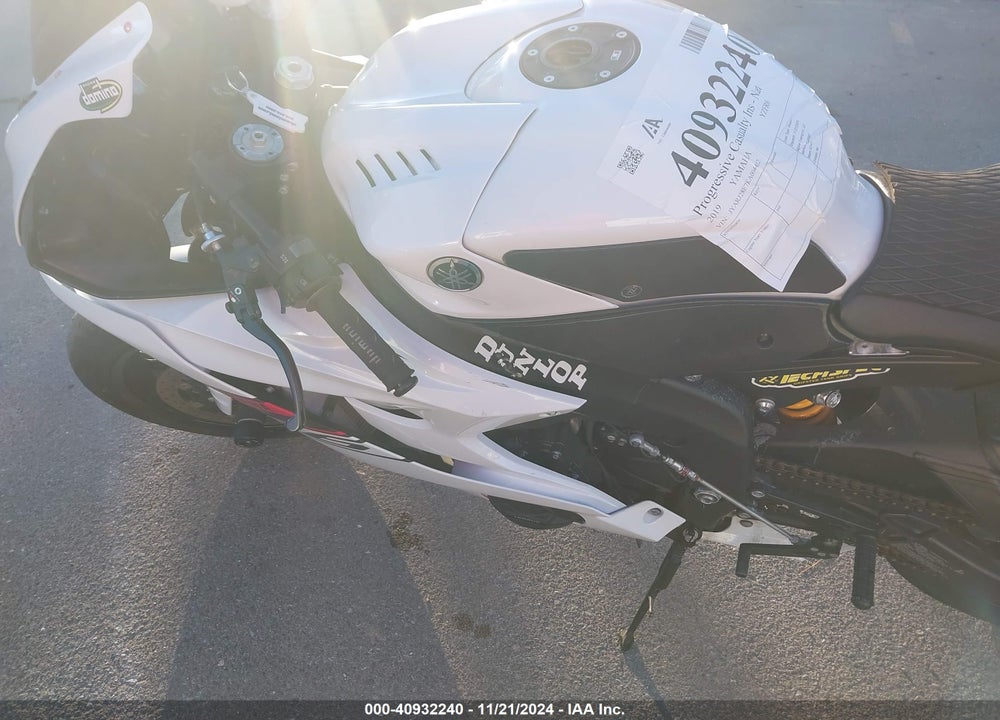 2019 YAMAHA YZFR6 VIN: JYARJ28E7KA004412