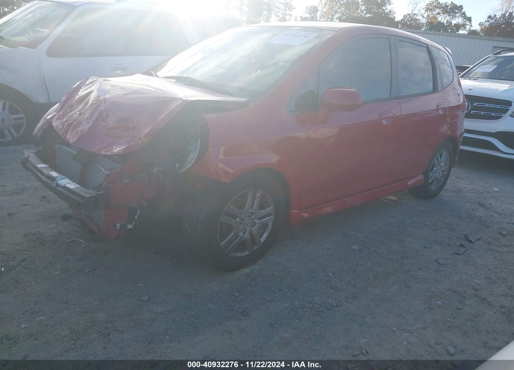 2008 HONDA FIT VIN: JHMGD38678S015641