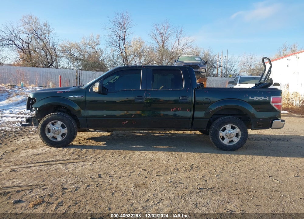 2013 FORD F-150 XLT VIN: 1FTFW1EF0DFA62514