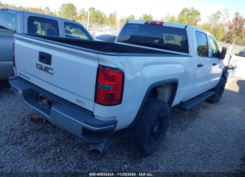 2016 GMC SIERRA 2500HD VIN: 1GT12RE8XGF141232