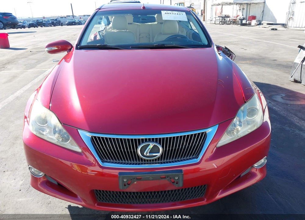 2010 LEXUS IS 350C VIN: JTHFE2C26A2502908
