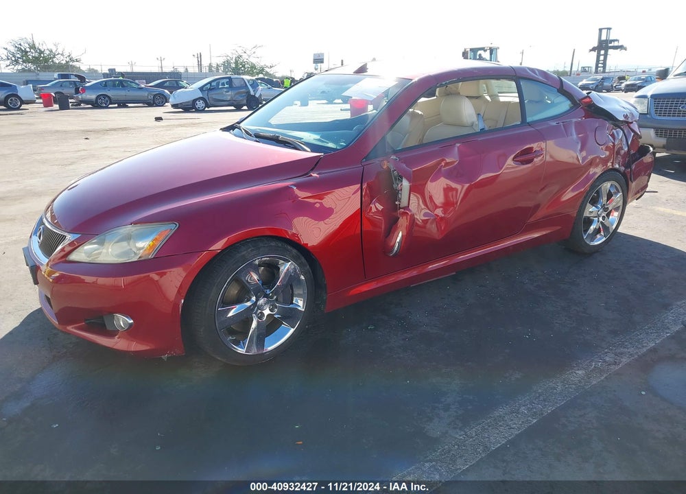 2010 LEXUS IS 350C VIN: JTHFE2C26A2502908