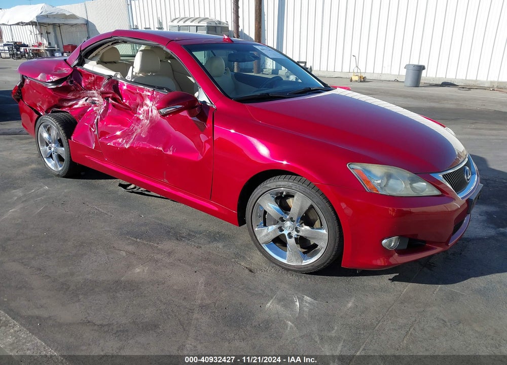 2010 LEXUS IS 350C VIN: JTHFE2C26A2502908