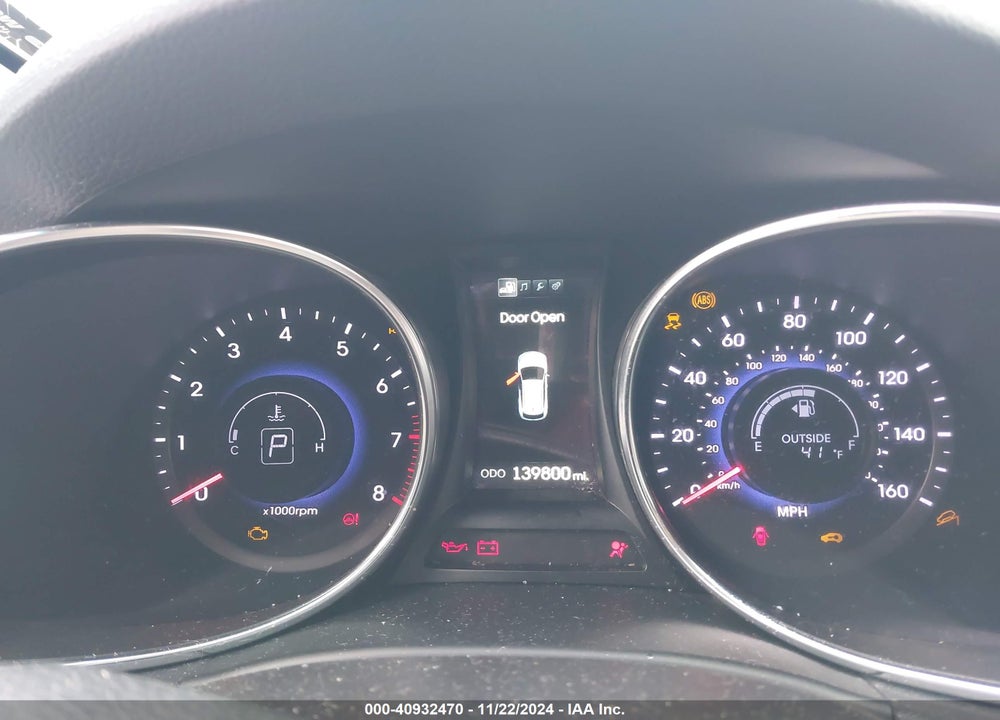 2013 HYUNDAI SANTA FE SPORT 2.0T VIN: 5XYZUDLA1DG079797