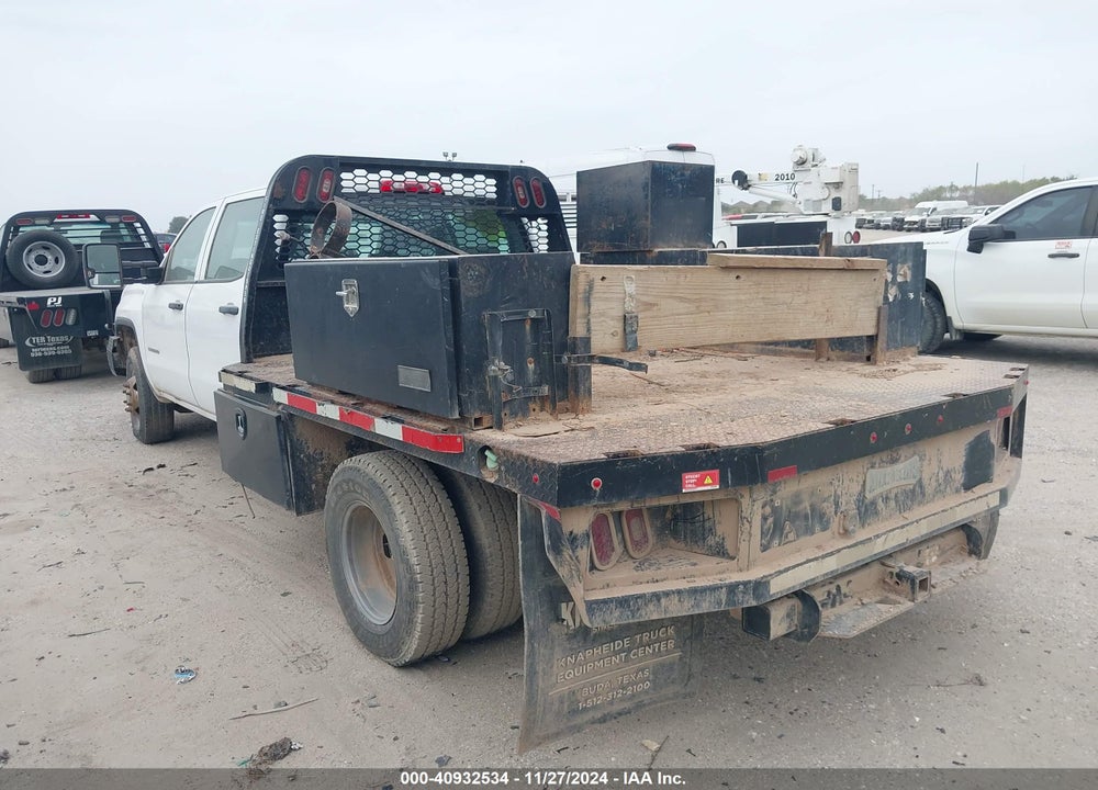 2019 GMC SIERRA 3500HD CHASSIS VIN: 1GD42TCY5KF254412