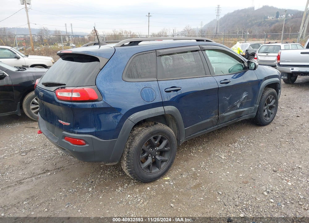 2018 JEEP CHEROKEE TRAILHAWK 4X4 VIN: 1C4PJMBX6JD598103