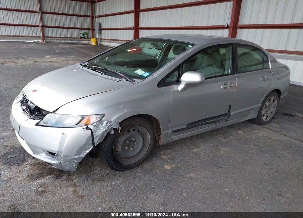 2010 HONDA CIVIC LX VIN: 2HGFA1F52AH308902