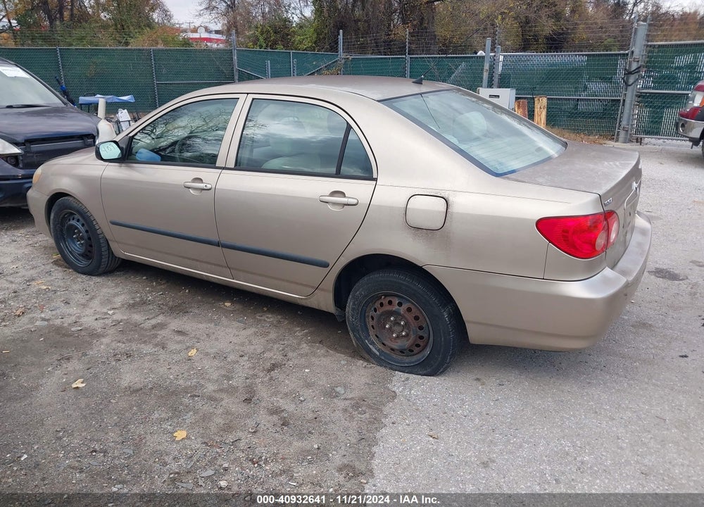 2005 TOYOTA COROLLA CE VIN: 2T1BR32E75C468510