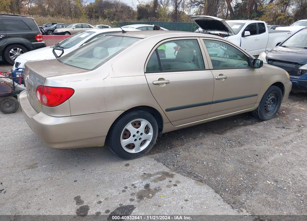 2005 TOYOTA COROLLA CE VIN: 2T1BR32E75C468510