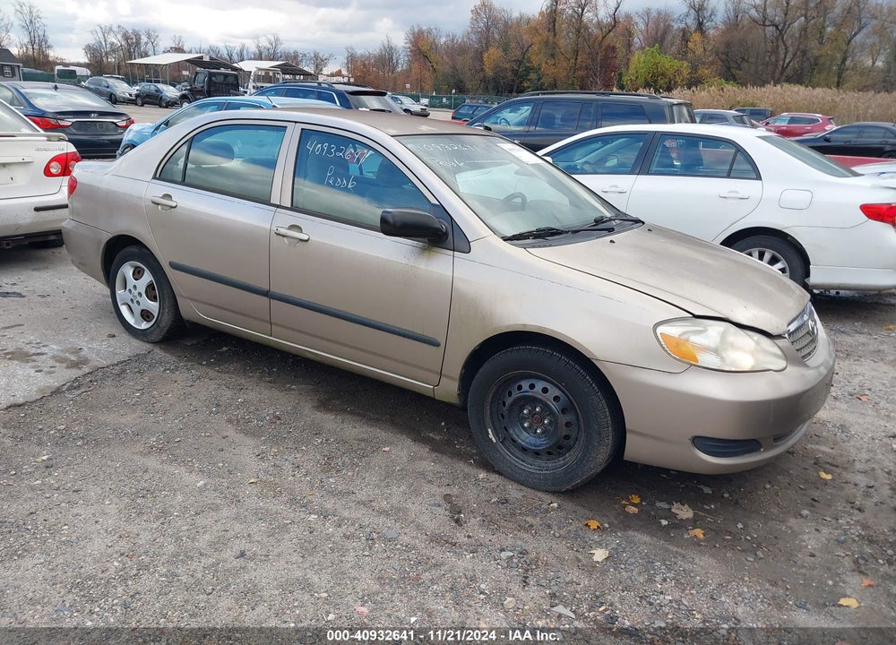 2005 TOYOTA COROLLA CE VIN: 2T1BR32E75C468510