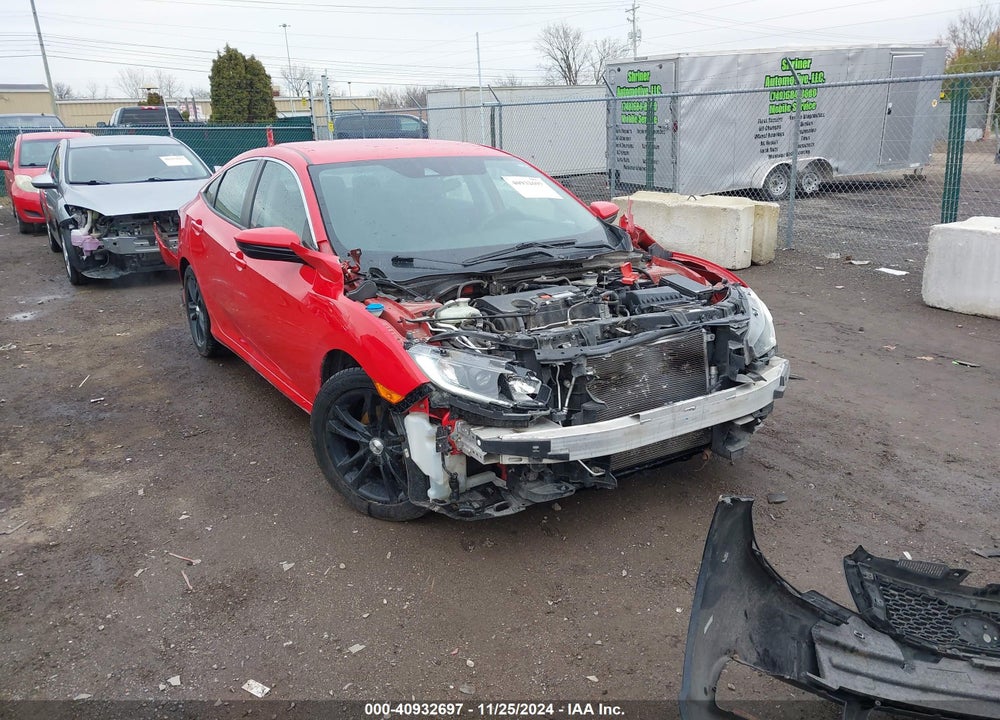 2019 HONDA CIVIC LX VIN: 2HGFC2F65KH577681