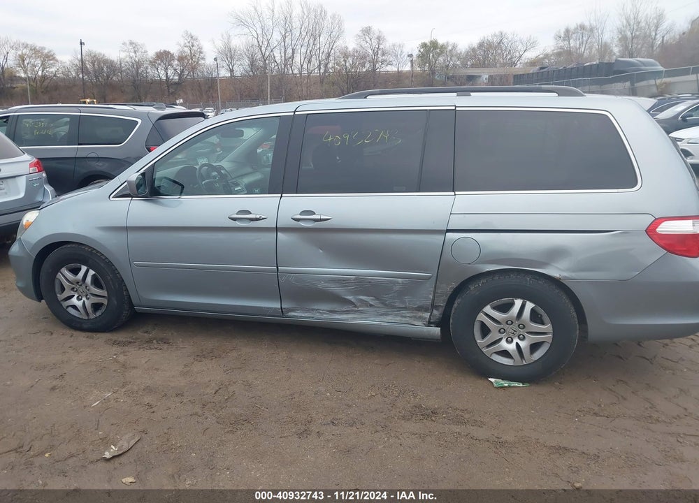 2007 HONDA ODYSSEY EX-L VIN: 5FNRL38697B047578