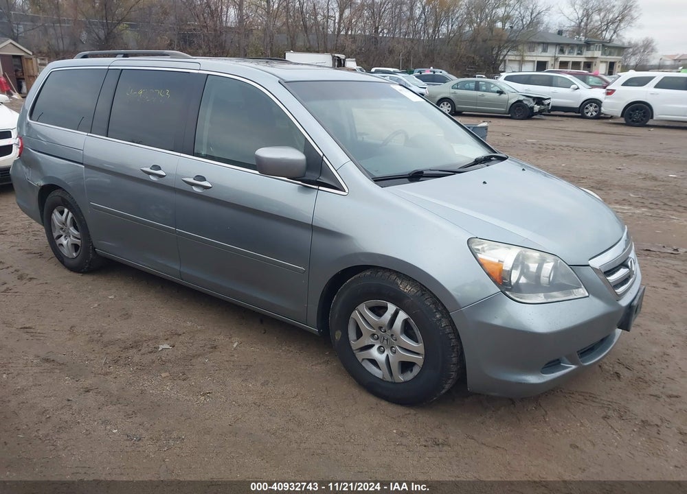 2007 HONDA ODYSSEY EX-L VIN: 5FNRL38697B047578