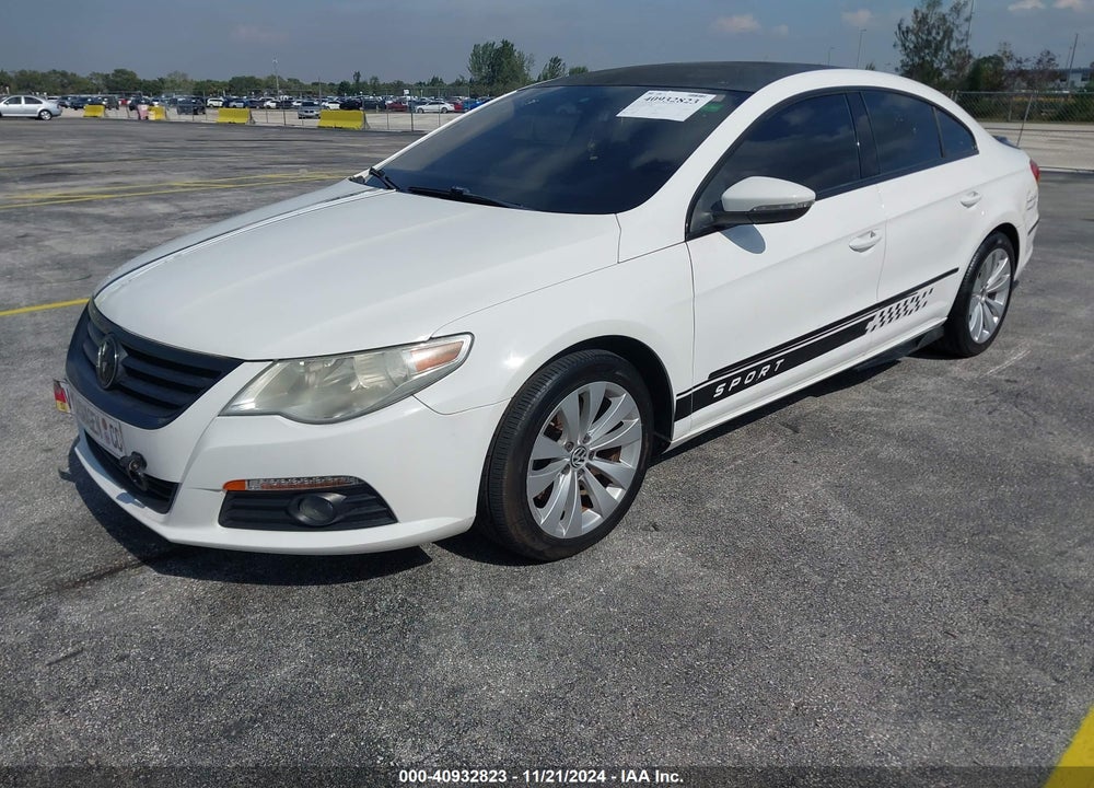 2010 VOLKSWAGEN CC SPORT VIN: WVWMN7AN5AE558226