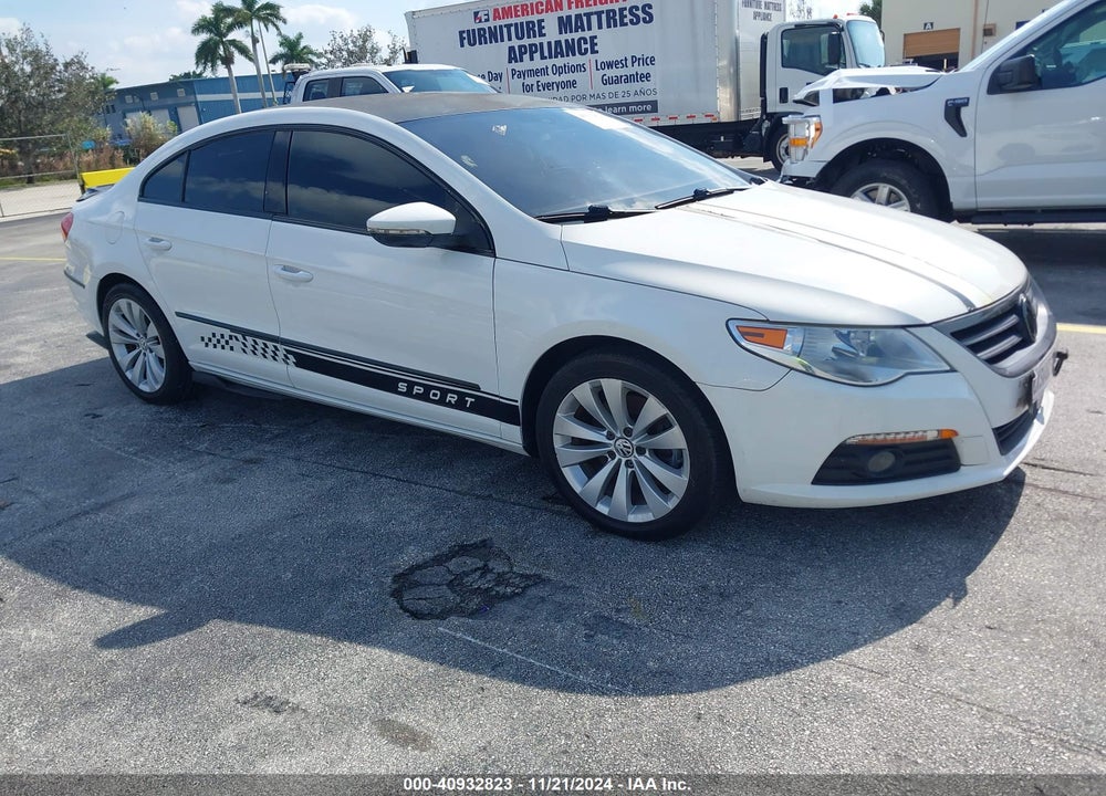 2010 VOLKSWAGEN CC SPORT VIN: WVWMN7AN5AE558226