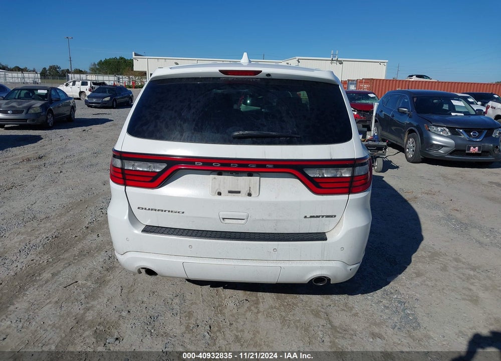 2014 DODGE DURANGO LIMITED VIN: 1C4RDHDG1EC596596