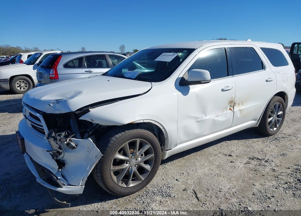 2014 DODGE DURANGO LIMITED VIN: 1C4RDHDG1EC596596