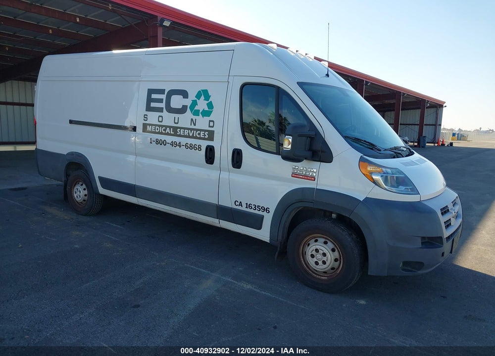 2014 RAM PROMASTER 3500 HIGH ROOF VIN: 3C6URVJD5EE126401