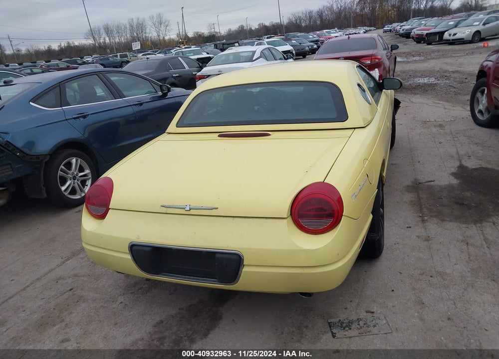 2002 FORD THUNDERBIRD VIN: 1FAHP60A42Y119657