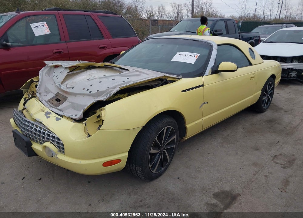 2002 FORD THUNDERBIRD VIN: 1FAHP60A42Y119657