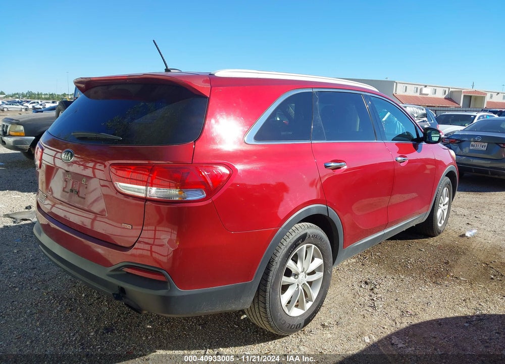 2016 KIA SORENTO 2.4L LX VIN: 5XYPG4A35GG074013