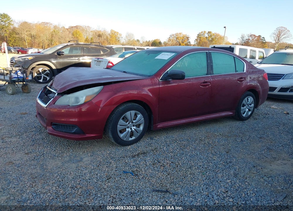 2013 SUBARU LEGACY 2.5I VIN: 4S3BMCA62D3010728