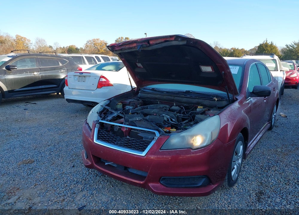 2013 SUBARU LEGACY 2.5I VIN: 4S3BMCA62D3010728
