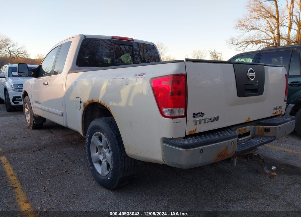 2005 NISSAN TITAN SE VIN: 1N6BA06B25N576985
