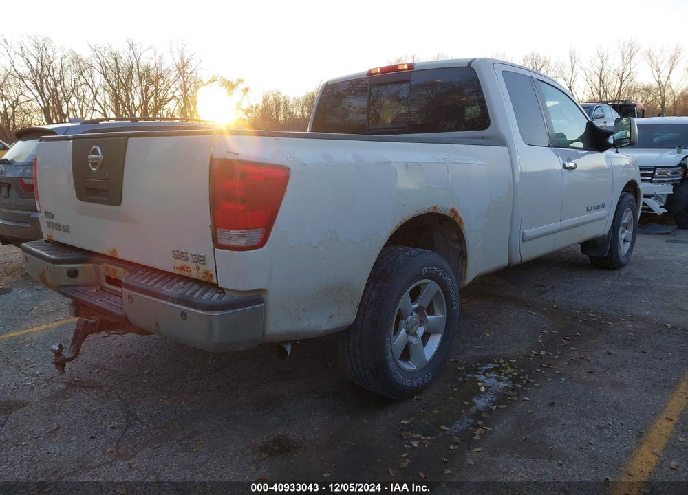 2005 NISSAN TITAN SE VIN: 1N6BA06B25N576985