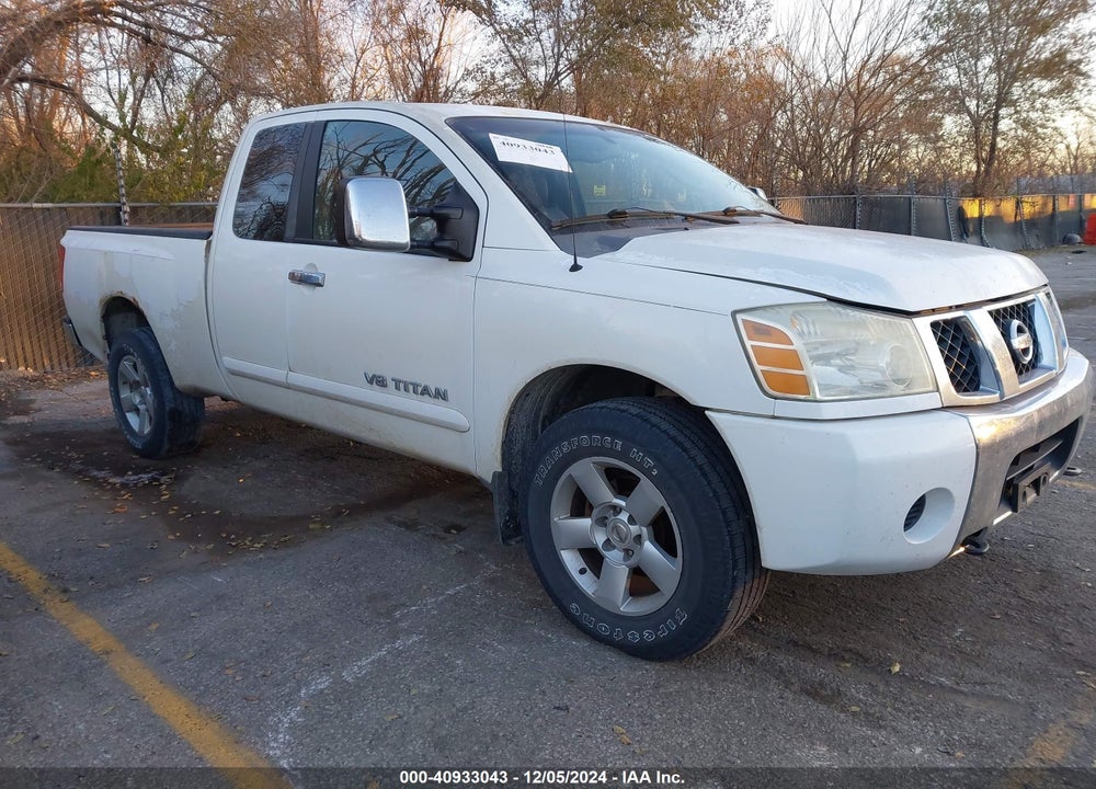 2005 NISSAN TITAN SE VIN: 1N6BA06B25N576985