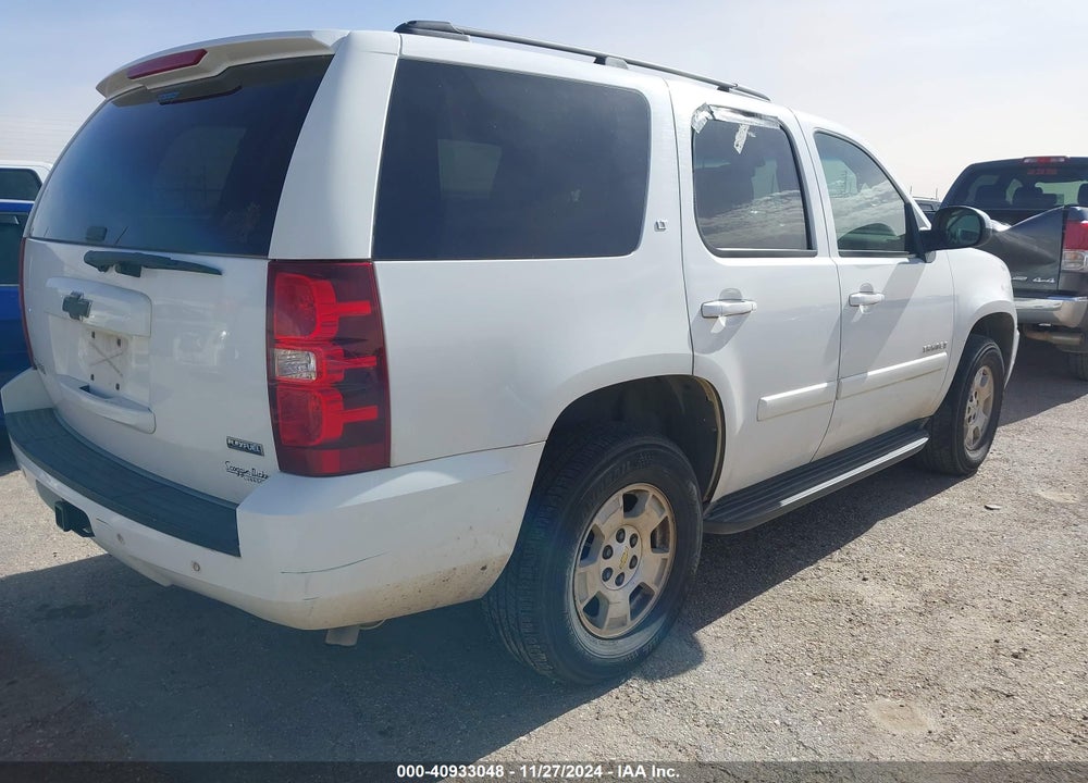 2008 CHEVROLET TAHOE LT VIN: 1GNFC13038R134650