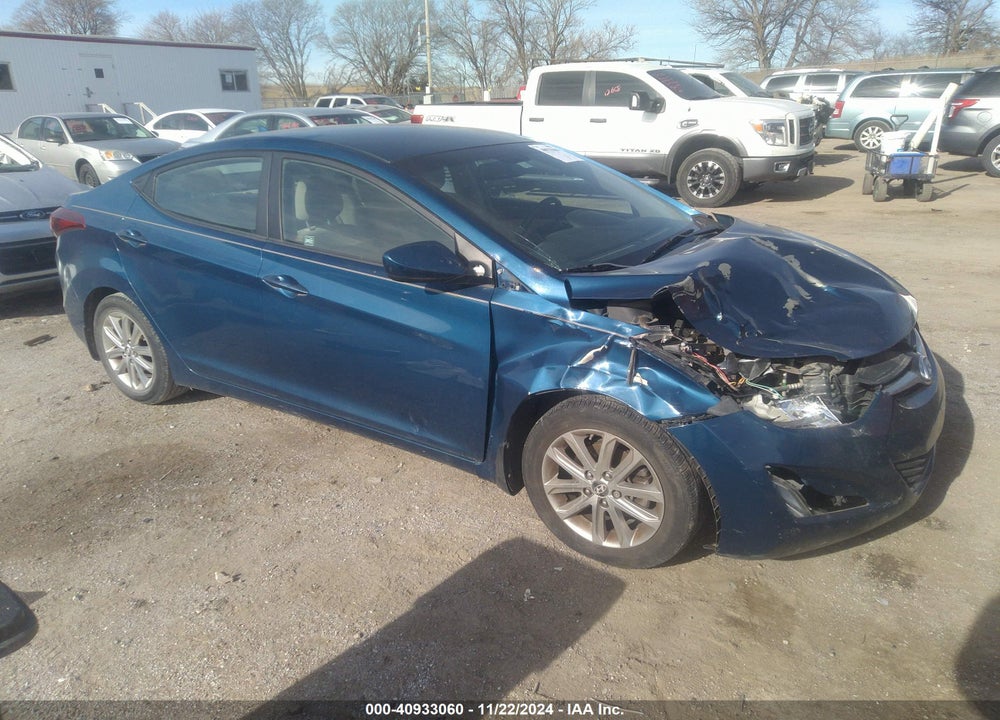 2014 HYUNDAI ELANTRA SE VIN: KMHDH4AE6EU139539