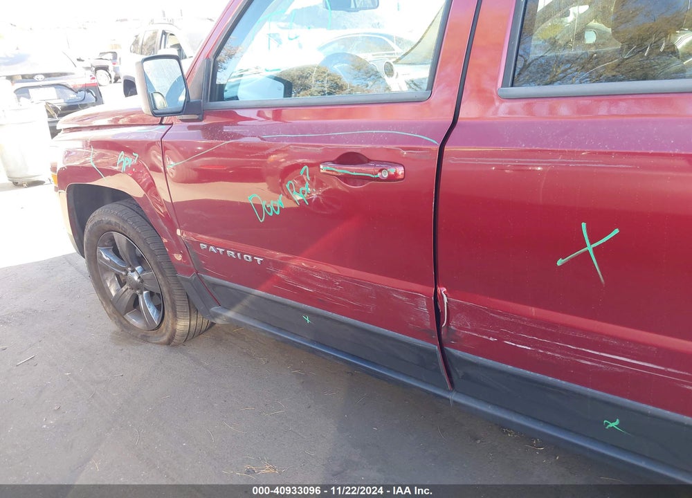 2014 JEEP PATRIOT HIGH ALTITUDE VIN: 1C4NJPFA5ED674608