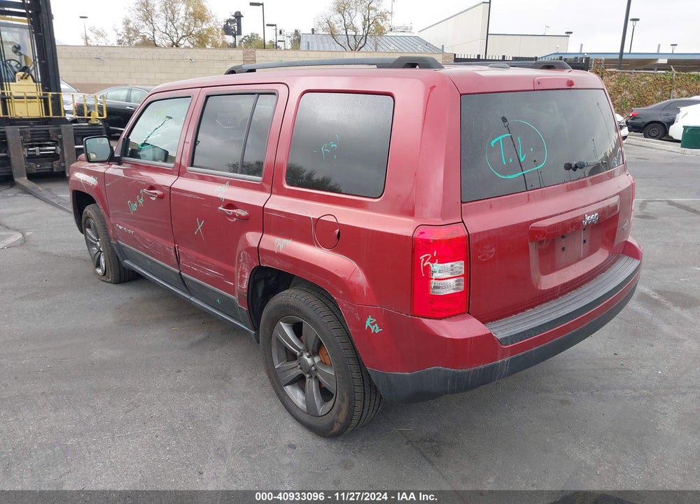 2014 JEEP PATRIOT HIGH ALTITUDE VIN: 1C4NJPFA5ED674608