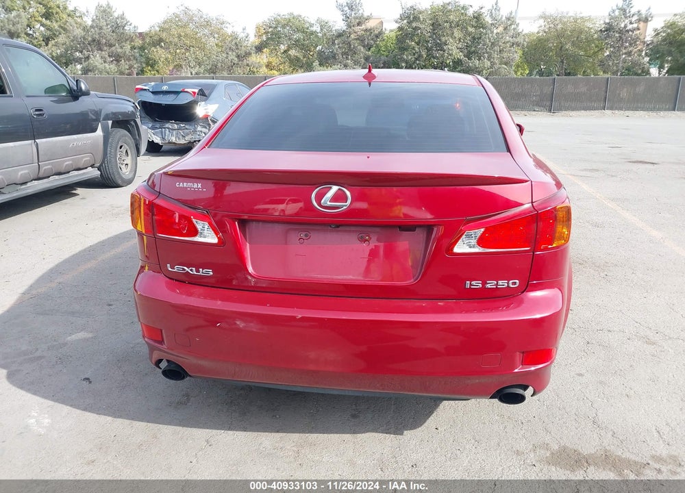 2010 LEXUS IS 250 VIN: JTHBF5C20A5109255