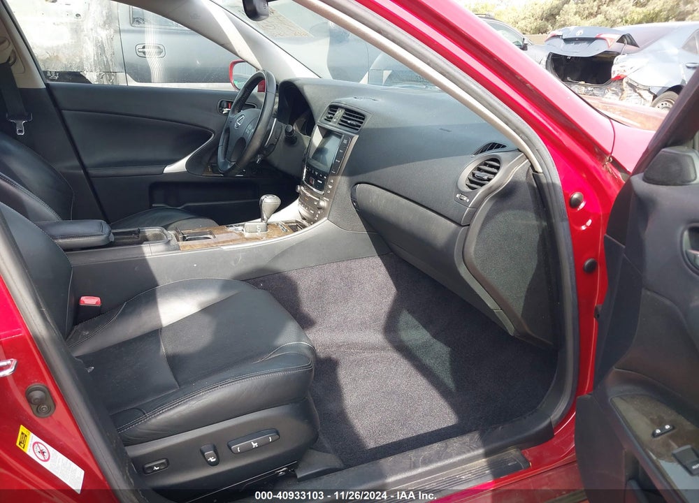 2010 LEXUS IS 250 VIN: JTHBF5C20A5109255