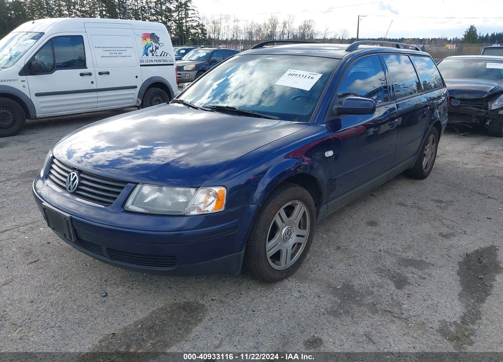 2001 VOLKSWAGEN PASSAT GLX VIN: WVWLH63B71E032311
